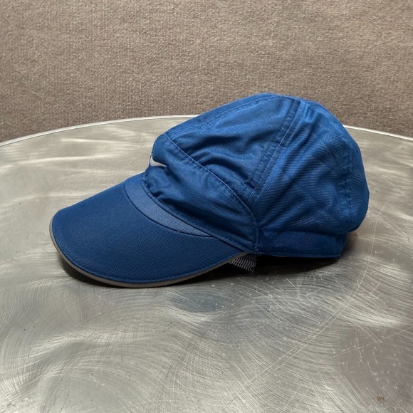 Nike Running Hat Mens One Size Blue Dri Fit Daybreak Featherlight 7‎ Panel Cap